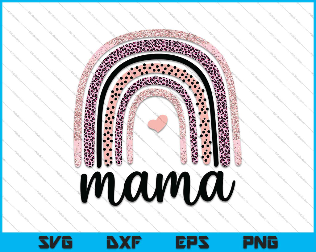 Mama Rainbow SVG PNG Printable Files – creativeusarts