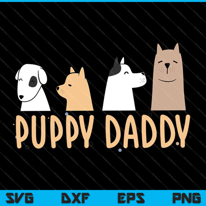 Mens Gay Puppy Daddy Pup Play Fetish Kink BDSM SVG PNG snijden afdrukbare bestanden