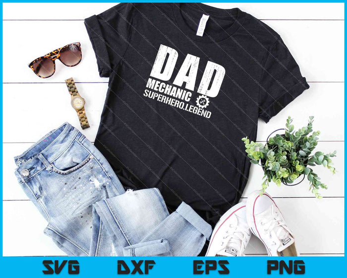 Dad Mechanic From Daughter SVG PNG Cutting Printable Files
