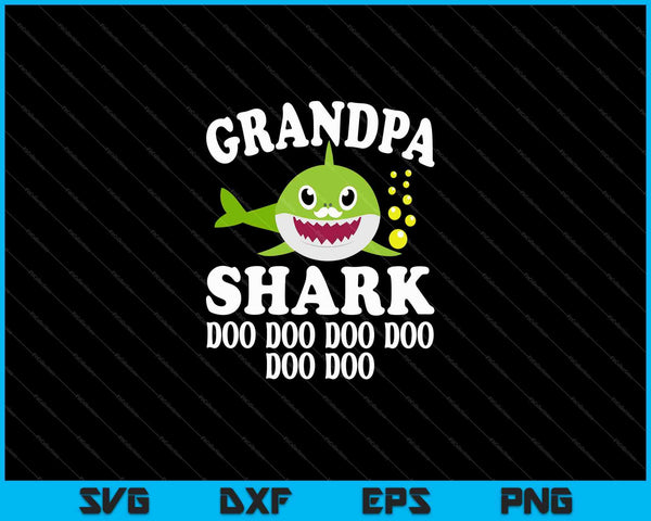Mens Pinkfong Grandpa Shark Official SVG PNG Cutting Printable Files