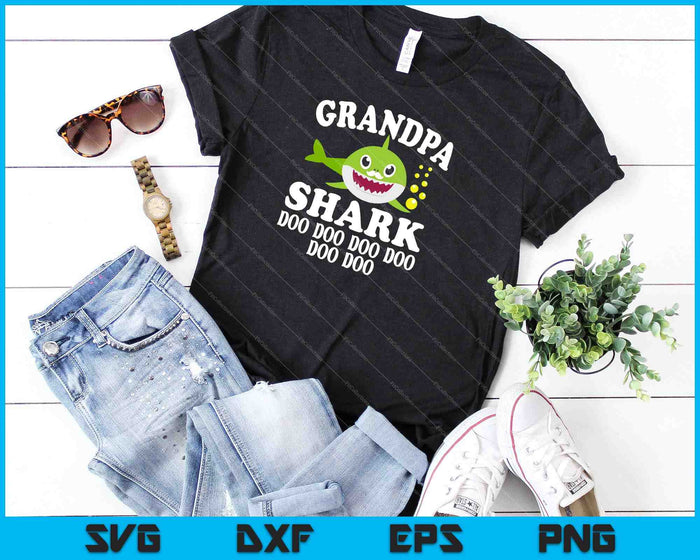 Hombres Pinkfong Grandpa Shark Oficial SVG PNG Cortar archivos imprimibles