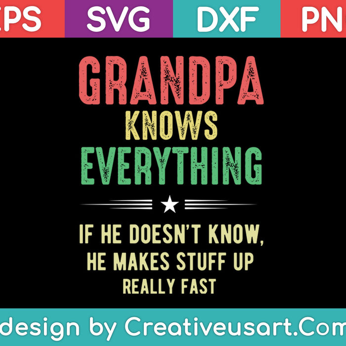 Mens Pops Christmas Shirt for Grandpa, Pop Knows Everything SVG PNG Cutting Printable Files