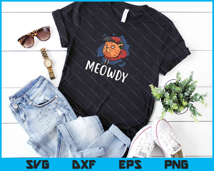 Meowdy Texas Cat Meme SVG PNG Cutting Printable Files