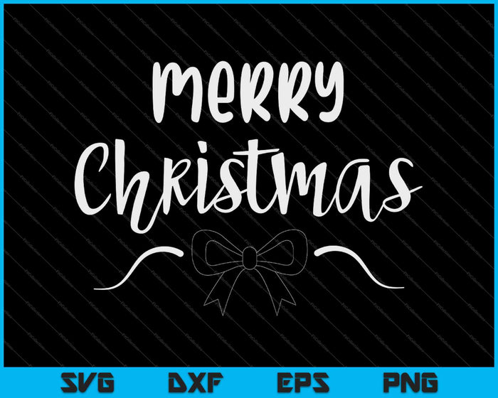 Merry Christmas SVG PNG Cutting Printable Files