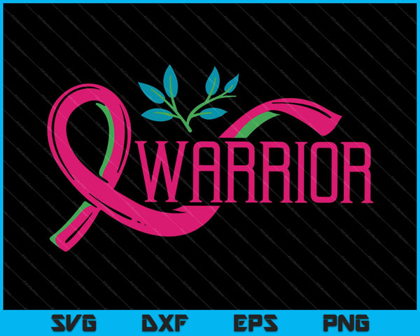 Metastatic Breast Cancer Awareness Ribbon Warrior SVG PNG Cutting Printable Files