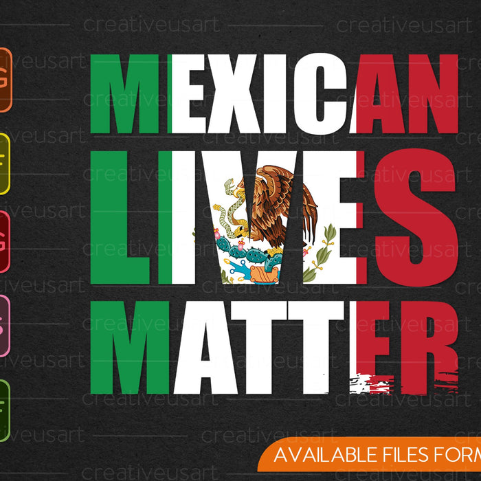 Las vidas mexicanas importan, EE. UU., Sea amable con el mundo SVG PNG cortando archivos imprimibles