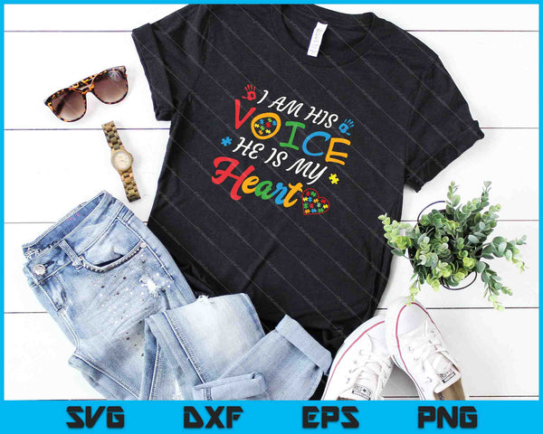 Moeder Mama autistische autisme bewustzijn maand SVG PNG snijden afdrukbare bestanden - on a t-shirt