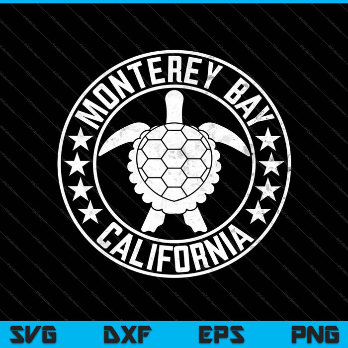 Monterey Bay California SVG PNG Cortar archivos imprimibles