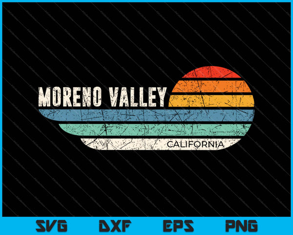 Moreno Valley California SVG PNG Cortar archivos imprimibles