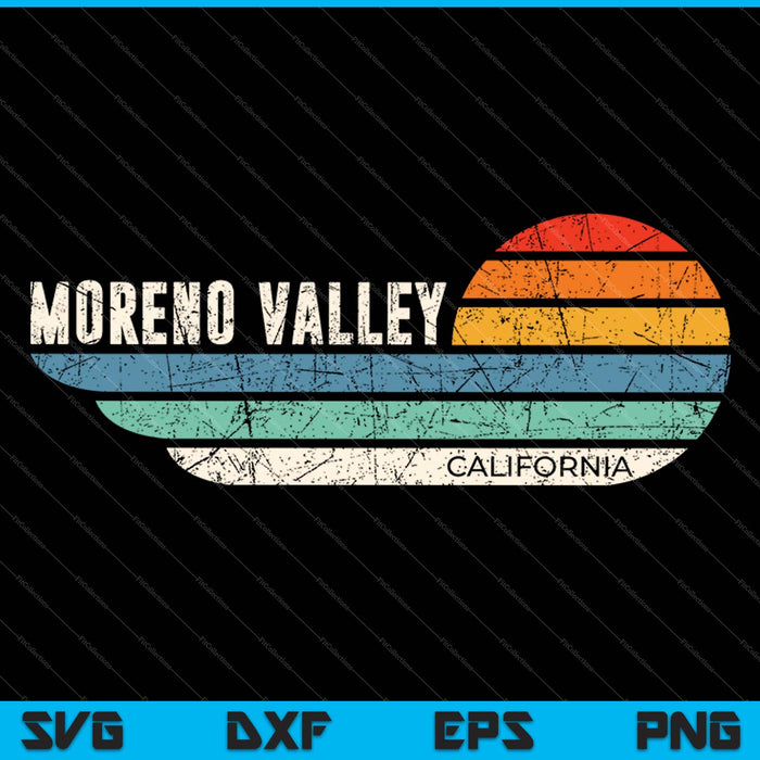 Moreno Valley California SVG PNG Cutting Printable Files