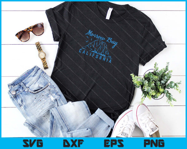 Morro Bay California SVG PNG Cortar archivos imprimibles - on a t-shirt