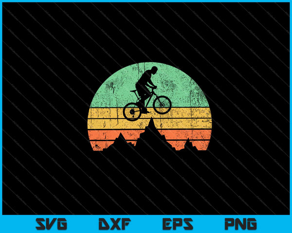 Mountain Bike Downhill Vintage MTB Svg Cutting Printable Files