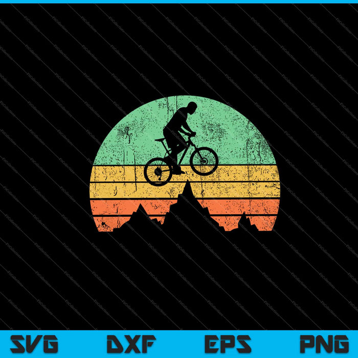 Mountain Bike Downhill Vintage MTB Svg Cutting Printable Files