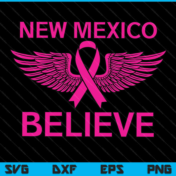 NEW MEXICO geeft om borstkanker Ondersteuning van borstkanker SVG PNG-bestanden