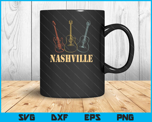 Nashville Tennessee Country Music City Souvenir Svg Cutting Printable Files