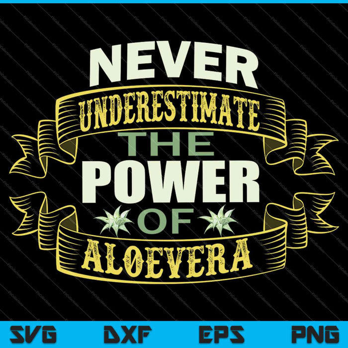 Nunca subestimes el poder de los archivos SVG PNG de Aloe Vera
