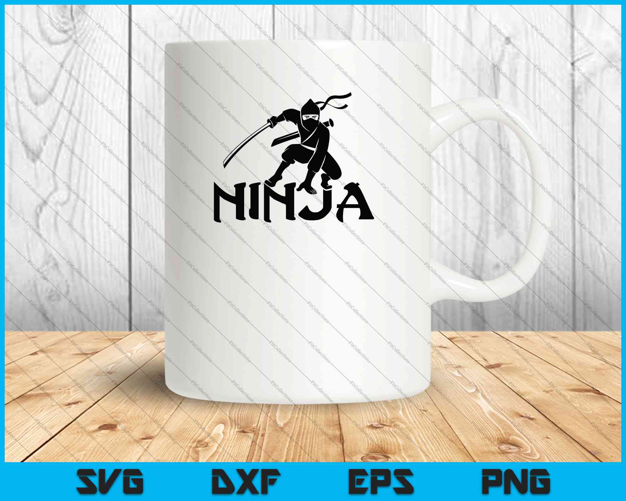 Ninja SVG PNG Cutting Printable Files – creativeusarts