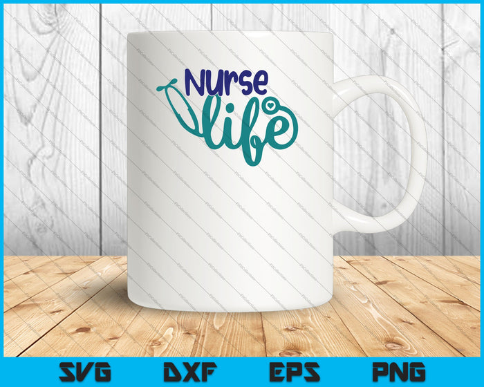 Nurse Life RNA Nursing SVG PNG Cutting Printable Files