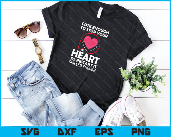 Nurse Shirt- Nurse Gift SVG PNG Cutting Printable Files - on a t-shirt