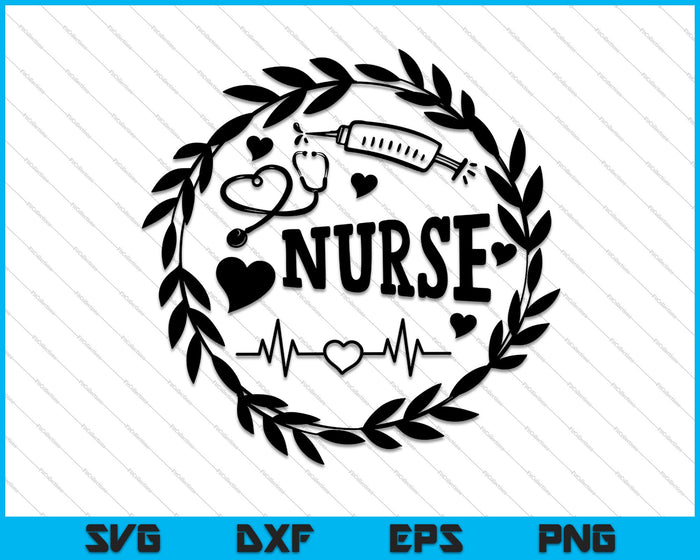 Instant Download verpleegkundigen SVG PNG snijden afdrukbare bestanden
