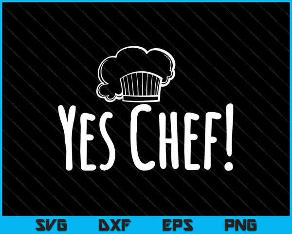 Oficial Hell's Kitchen Sí Chef SVG PNG Cortando archivos imprimibles