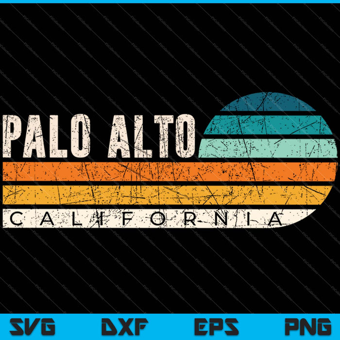 Palo Alto California SVG PNG Cutting Printable Files