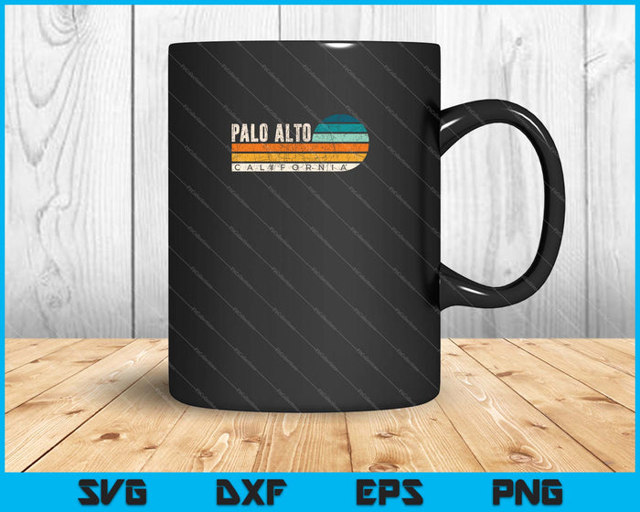 Palo Alto California SVG PNG Cortar archivos imprimibles