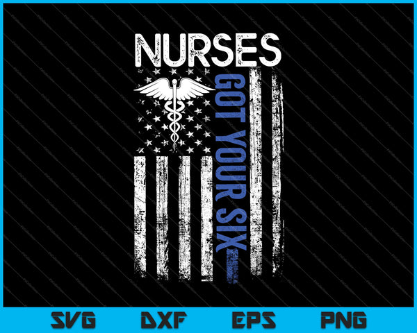 Patriotic Registered Nurse SVG PNG Cutting Printable Files