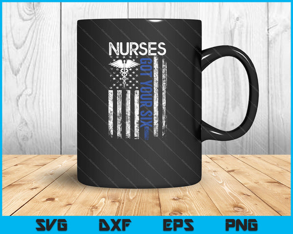 Patriotic Registered Nurse SVG PNG Cutting Printable Files