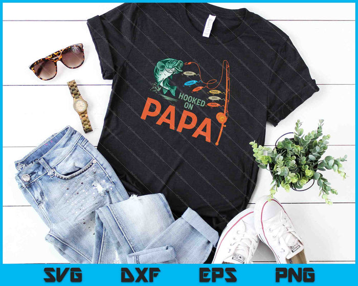 Gepersonaliseerde Reel Cool Papa SVG PNG snijden afdrukbare bestanden