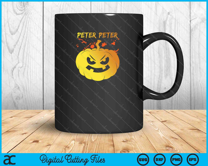 Peter Pumpkin Eater Pumpkin Halloween SVG PNG Cutting Printable Files