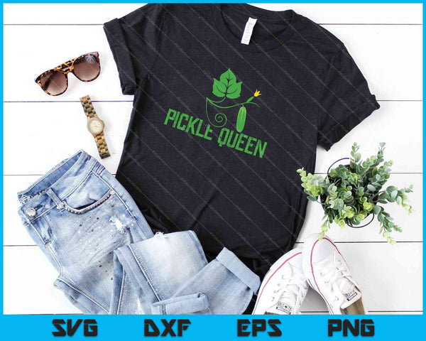 Pickle Queen SVG PNG cortando archivos imprimibles  - on a t-shirt