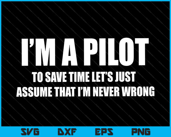 Escuela de vuelo de aviación piloto SVG PNG cortando archivos imprimibles