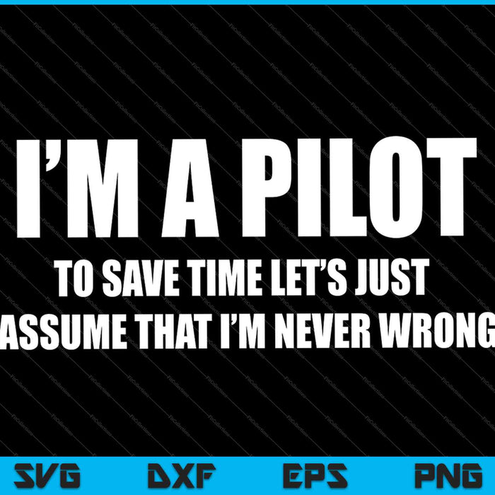 Pilot Aviation Flight School SVG PNG Cutting Printable Files