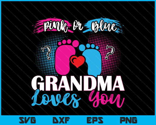 La abuela rosa o azul ama SVG PNG cortando archivos imprimibles