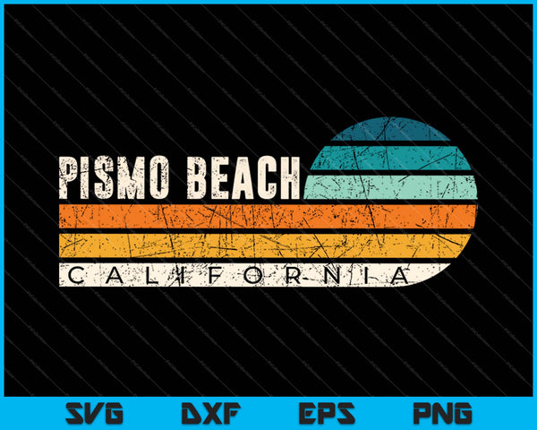 Pismo Beach California SVG PNG Cortar archivos imprimibles