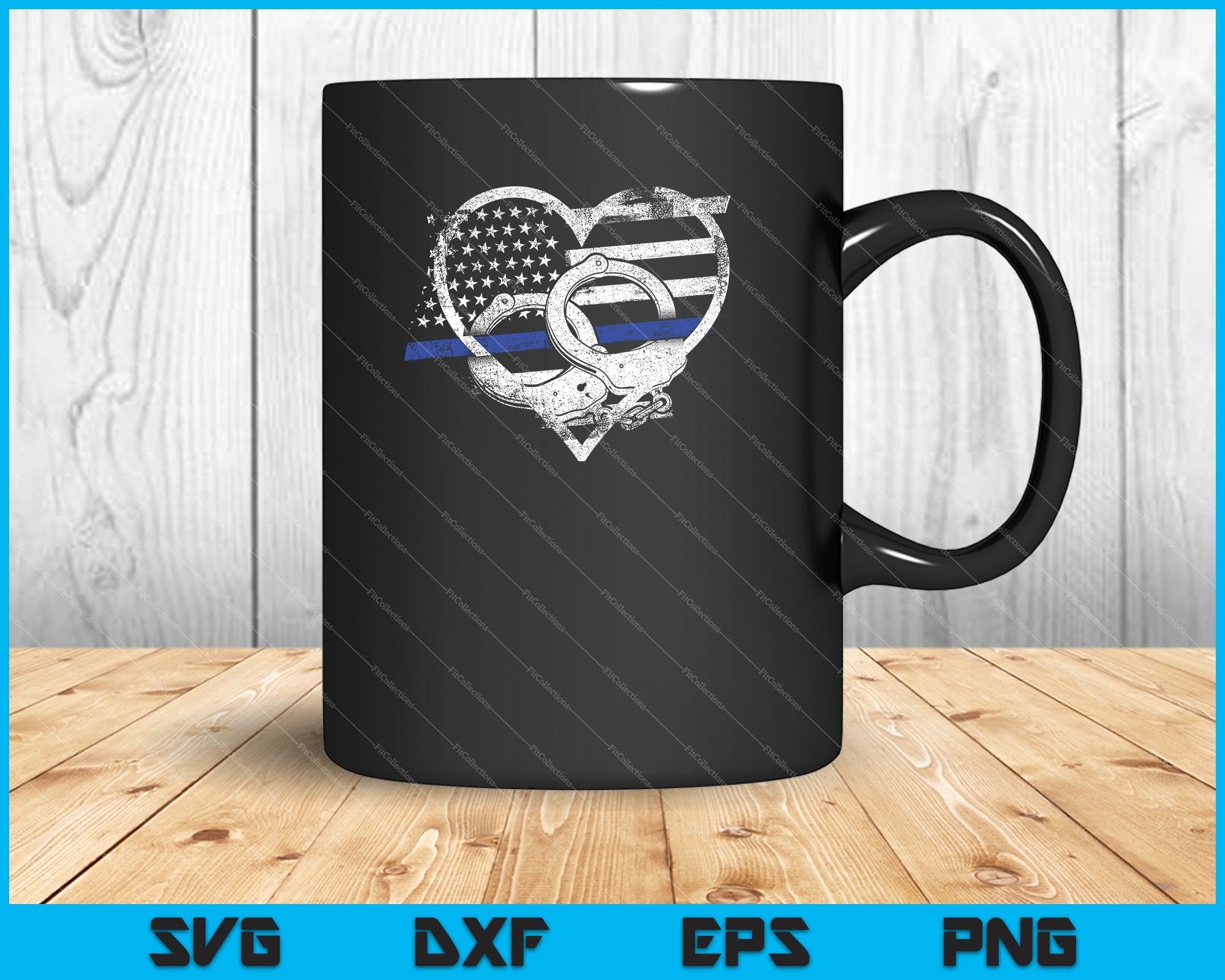 thumbnail image 2 of 1Pcs Police Officer Thin Blue Decal Car Stickers Line American Flag 2 of 11