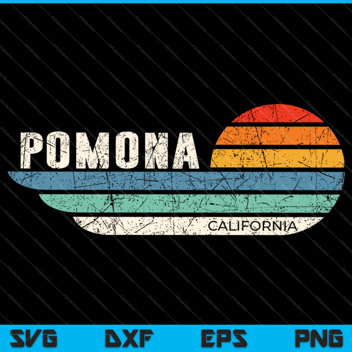 Pomona California SVG PNG Cortar archivos imprimibles