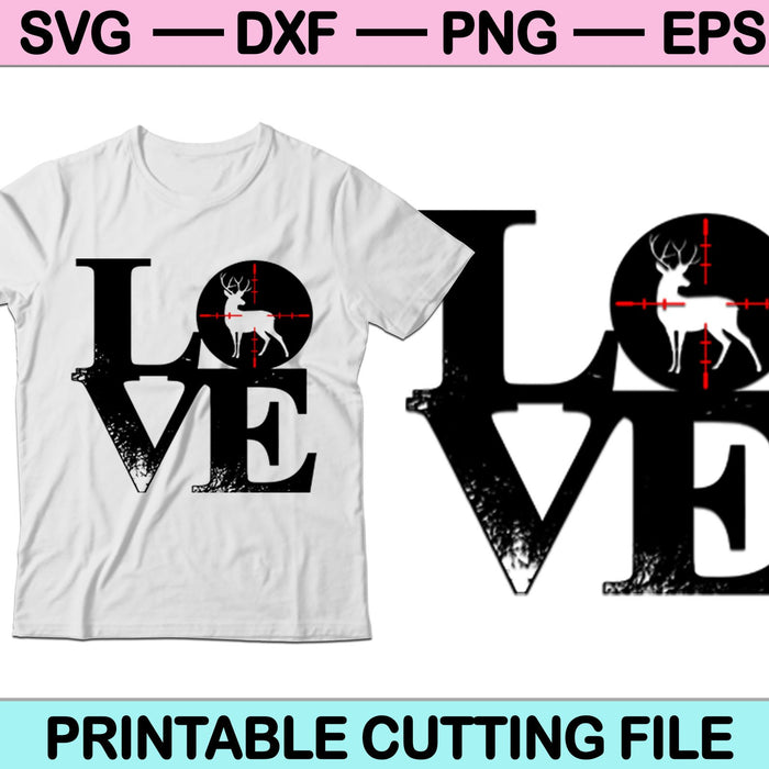Hunting Love SVG Cutting Files Instant Download
