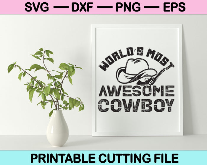 Los archivos de corte digitales SVG PNG de los vaqueros más impresionantes del mundo