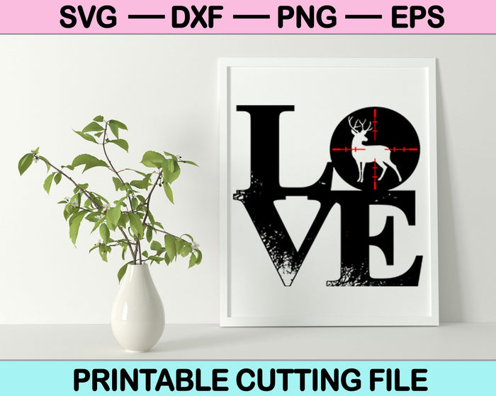 Hunting Love SVG Cutting Files Instant Download