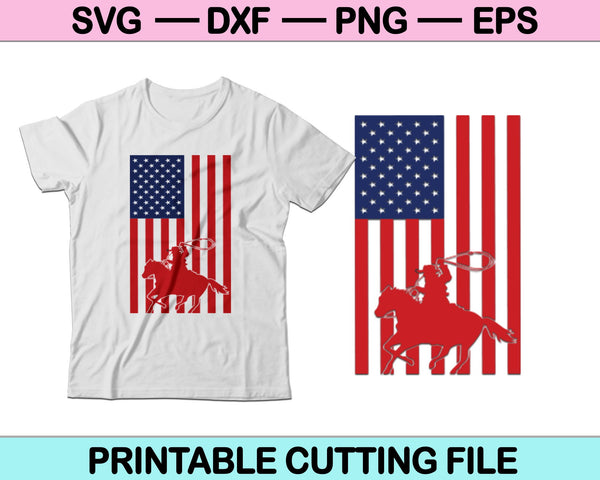 Cowboys USA Flag SVG PNG Digital Cutting Files