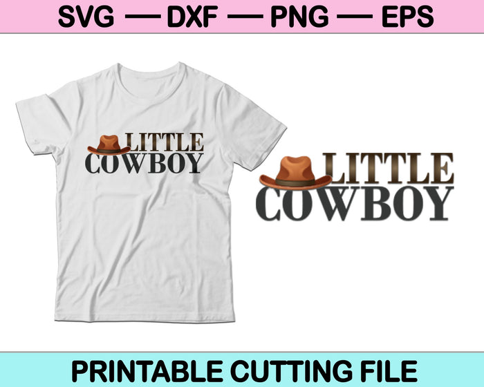 Kleine Cowboys SVG PNG digitale snijbestanden