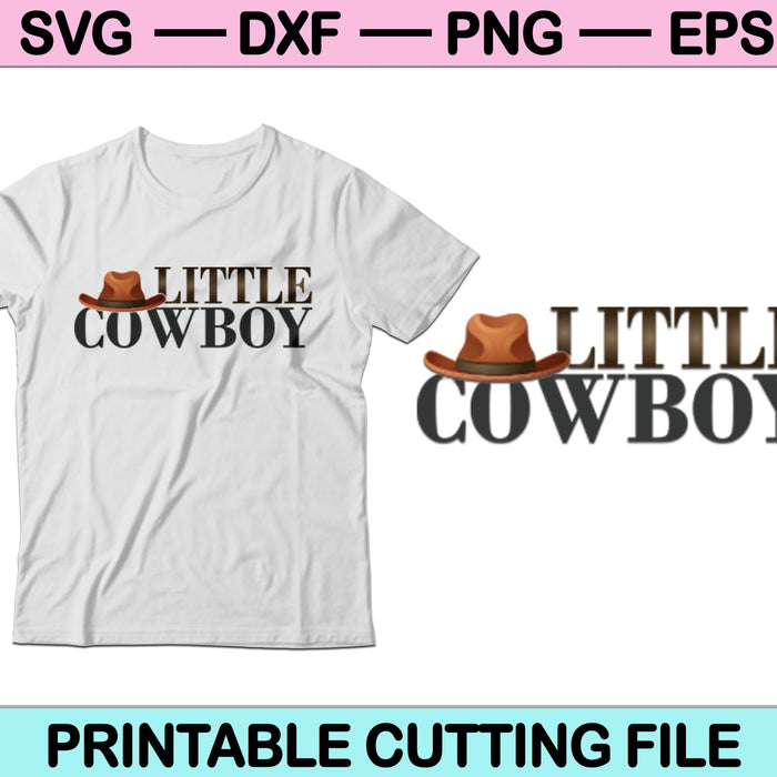 Little Cowboys SVG PNG Digital Cutting Files