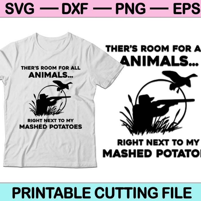 Siempre hay espacio para todos los animales SVG cortando archivos imprimibles 