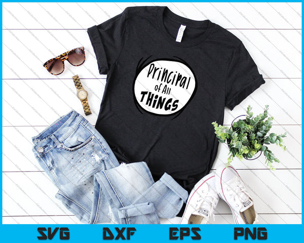 Principal de todas las cosas SVG PNG cortando archivos imprimibles - on a t-shirt