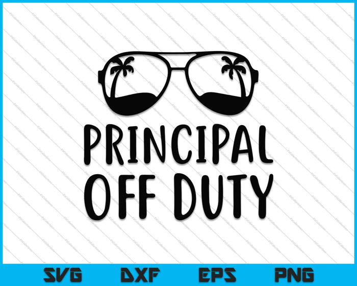 Principal off duty SVG PNG Cutting Printable Files