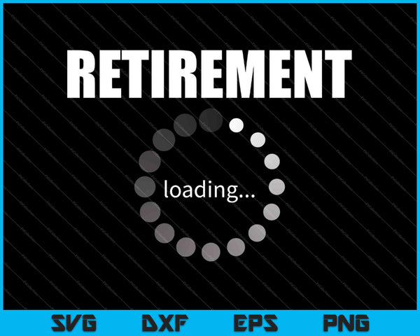 Pensioen laden SVG PNG snijden afdrukbare bestanden