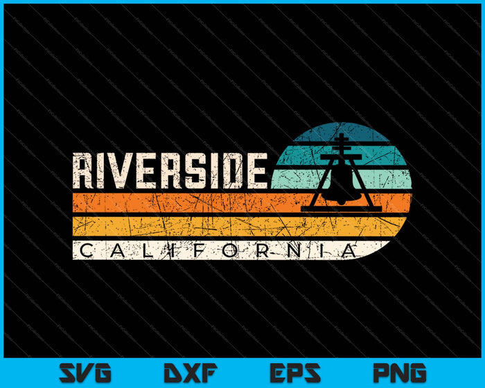 Riverside California Raincross Pride SVG PNG Cortar archivos imprimibles
