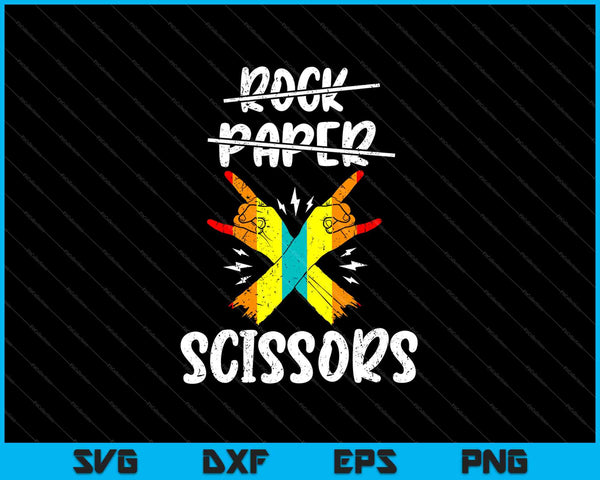 Rock Paper Scissors Rainbow Flag Maglietta SVG PNG Cutting Printable Files